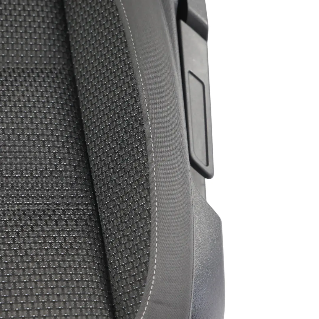 Volkswagen Touran 1T Siège Avant Gauche Tissu Intérieur Gris Anthracite Bleu - SKU 1T0881805QD-1 - Numéro de pièce 1T0881805QD