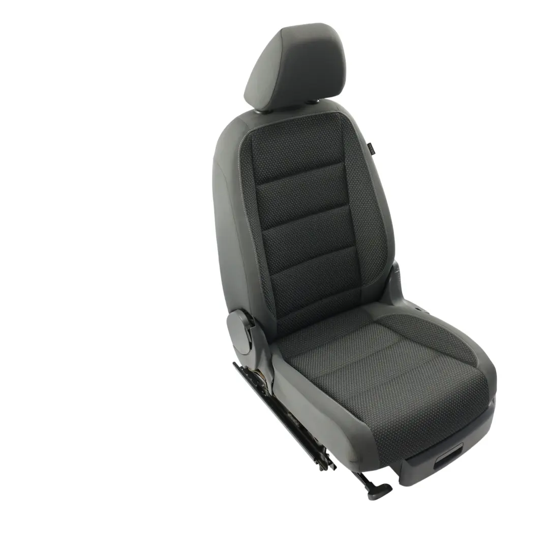 Front Seat Left N/S Interior Fabric Anthracite Grey Blue to Volkswagen Touran 1T with Part number 1T0881805QD Volkswagen Touran 1T Front Seat Left N/S Interior Fabric Anthracite Grey Blue - SKU 1T0881805QD-1 - Part number 1T0881805QD