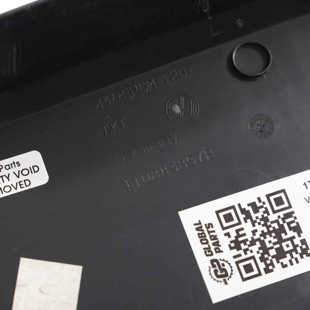Volkswagen Touran 1T Tapizado Asiento Trasero Panel Centro Izquierdo - SKU 1T0883857B - Número de pieza 1T0883857B