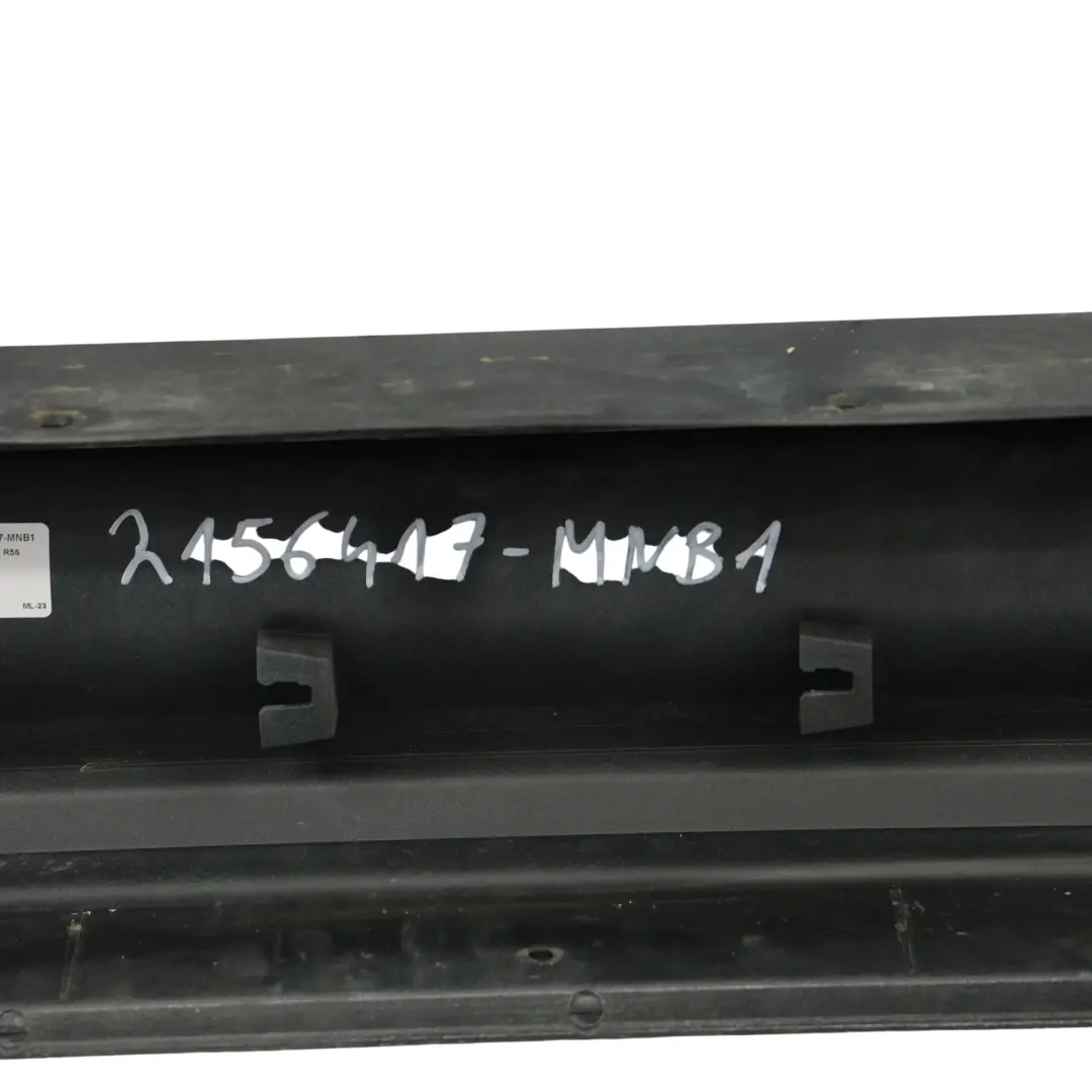 Side Skirt JCW Door Sill Trim Left N/S Midnight Black Metallic A94 to Mini R56 R57 with Part number 2156417 Mini R56 R57 Side Skirt JCW Door Sill Trim Left N/S Midnight Black Metallic A94 - SKU 2156417-MNB1 - Part number 2156417