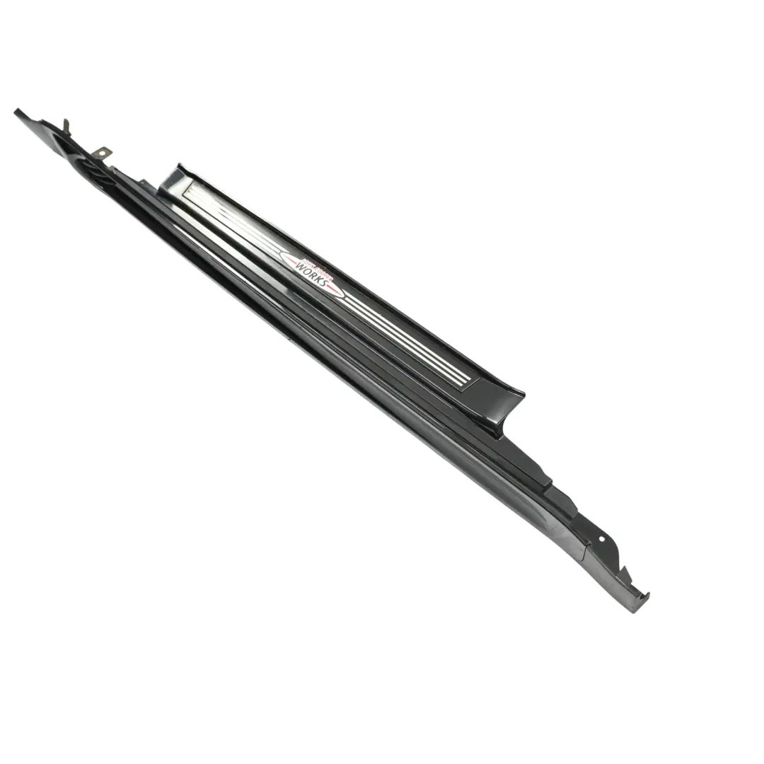 Mini R56 R57 JCW Sill Skirt Side Trim Right Door O/S Midnight Black - A94 - SKU 2156418-MNB - Part number 2156418