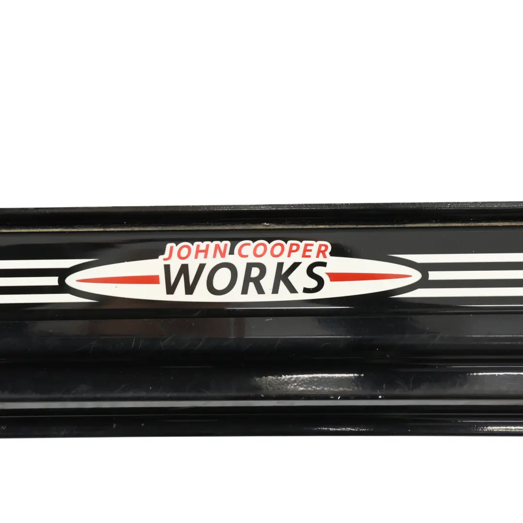 Mini R56 R57 JCW Sill Skirt Side Trim Right Door O/S Midnight Black - A94 - SKU 2156418-MNB - Part number 2156418