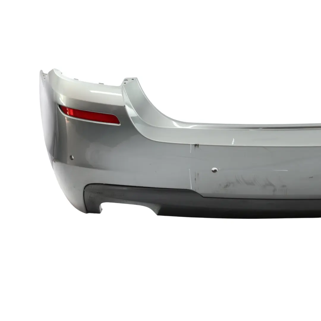 Bumper Panel M Sport PDC Covering Spacegrau Grey Metallic - A52 to BMW F10 Rear with Part number 2223018 BMW F10 Rear Bumper Panel M Sport PDC Covering Spacegrau Grey Metallic - A52 - SKU 2223018-SCG - Part number 2223018