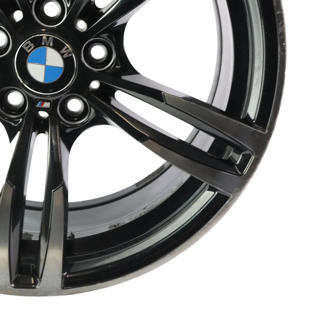 BMW F80 M3 F82 M4 Front Wheel Alloy Rim Black 19" 9J M Double Spoke 437 - SKU 2284755-3 - Part number 2284755