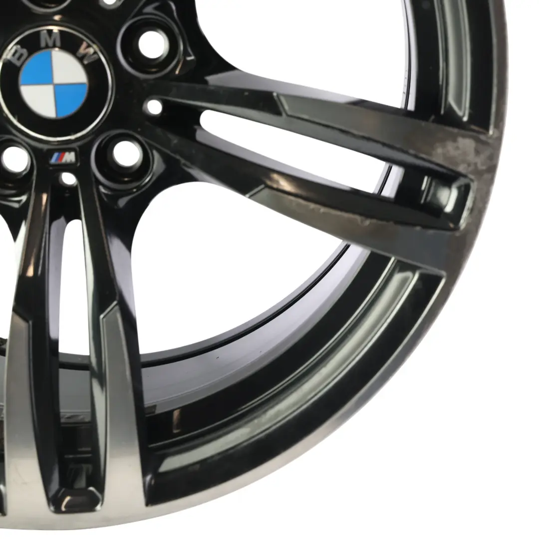 Hinter Rad Alufelge M Doppelspeiche 437M 19" 10J für BMW F80 M3 F82 M4 mit Teilenummer 2284756 BMW F80 M3 F82 M4 Hinter Rad Alufelge M Doppelspeiche 437M 19" 10J - SKU 2284756-6 - Teilenummer 2284756