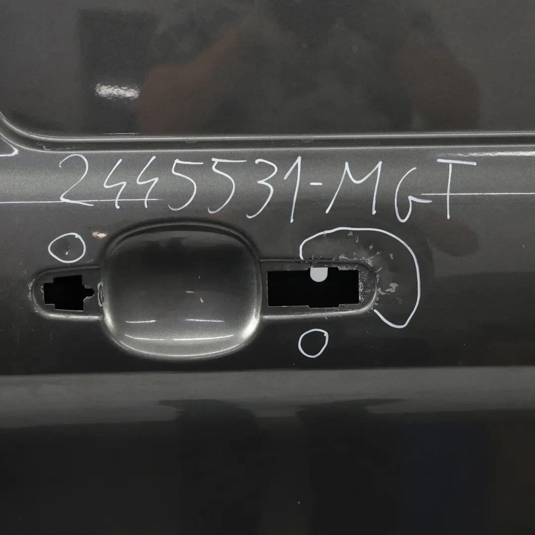 Ford Transit Custom Sliding Side Door Rear Left N/S Magnetic Metallic - 7J - SKU 2445531-MGT - Part number 2445531