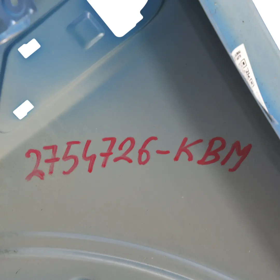 Mini R55 R56 R57 Aile Avant Droite Garde-Boue Bleu Kite Métallisé B48 - SKU 2754726-KBM - Numéro de pièce 2754726