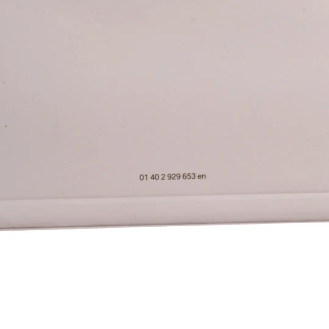 BMW F10 Owner's Handbook Book Pouch Case Wallet Set - SKU 2929653 - Part number 2929653