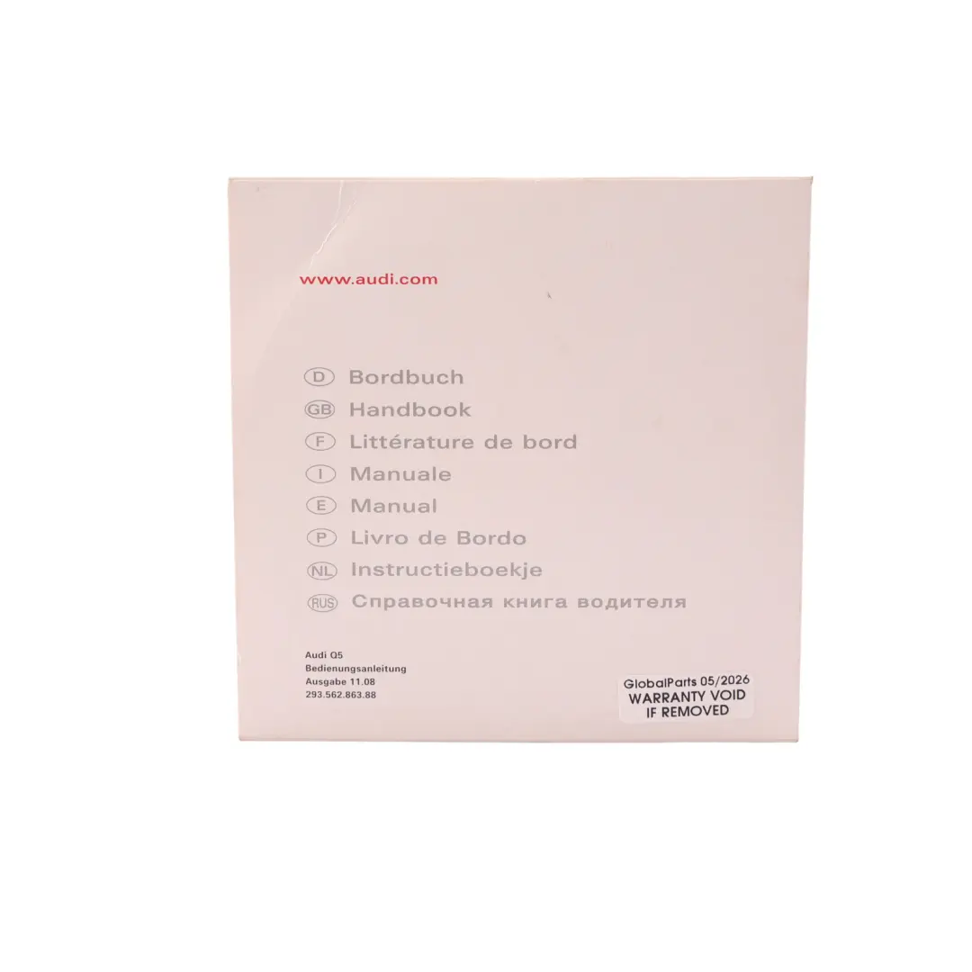 Infotainment MMI Onboard Digital Instruction Manual Guide to Audi Q5 8R with Part number 29356286388 Audi Q5 8R Infotainment MMI Onboard Digital Instruction Manual Guide - SKU 29356286388 - Part number 29356286388