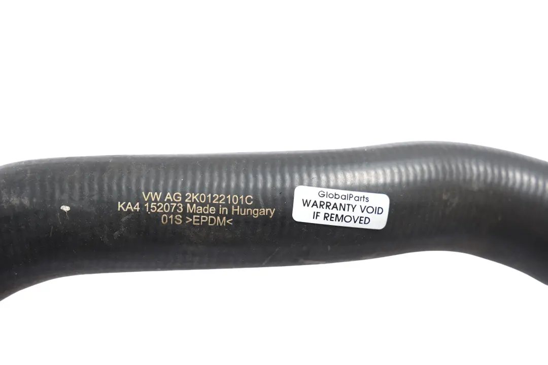 Volkswagen Caddy 2K Kühler Kühlmittel Wasser Rohr Schlauch - SKU 2K0122101C - Teilenummer 2K0122101C