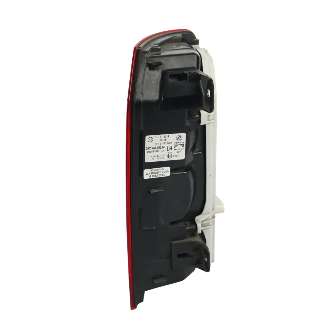 Volkswagen Caddy Maxi 2K Fanale Posteriore Sinistro - SKU 2K2945095M - Numero di parte 2K2945095M