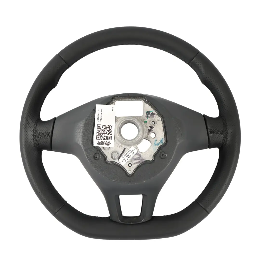 MK3 2K Volant NEUF Cuir Noir Fond Plat pour Volkswagen Caddy à propos du numéro de pièce 2K5419091E Volkswagen Caddy MK3 2K Volant NEUF Cuir Noir Fond Plat - SKU 2K5419091E-1 - Numéro de pièce 2K5419091E