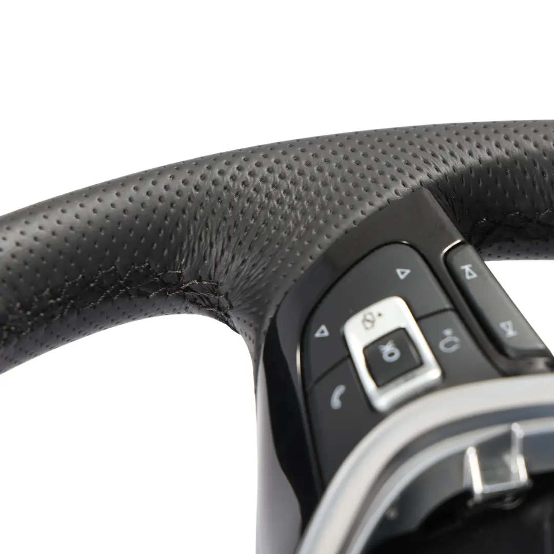 Volkswagen Caddy MK3 2K Volante Negro Cuero Fondo Plano NUEVO - SKU 2K5419091E-1 - Número de pieza 2K5419091E