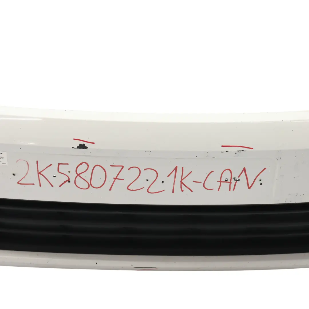 Volkswagen Caddy 2K Zderzak Przedni Candy White Biały B9A - SKU 2K5807221K-CAN - Numer Części 2K5807221K