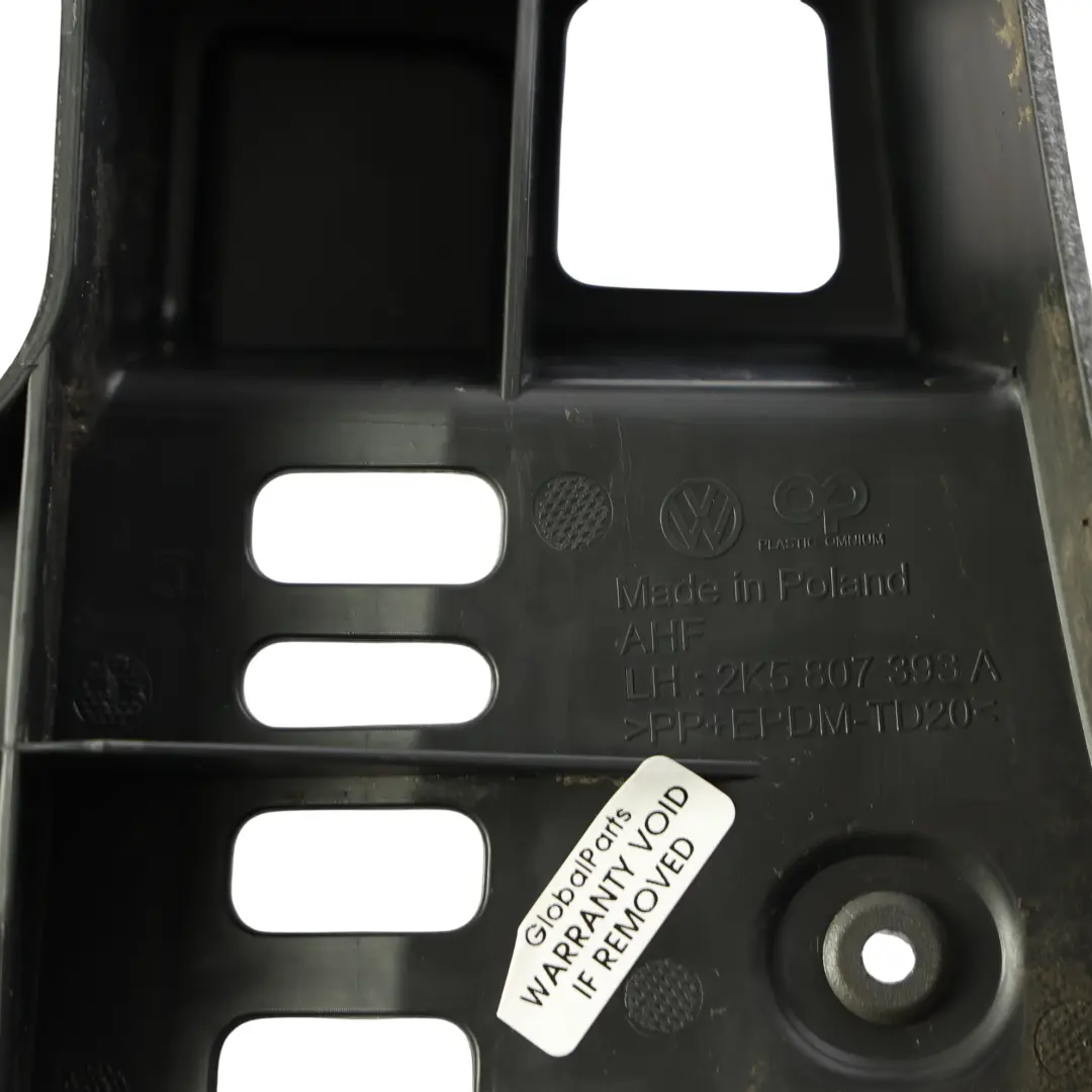 Volkswagen Caddy MK4 Staffa Paraurti Posteriore Sinistro - SKU 2K5807393A - Numero di parte 2K5807393A