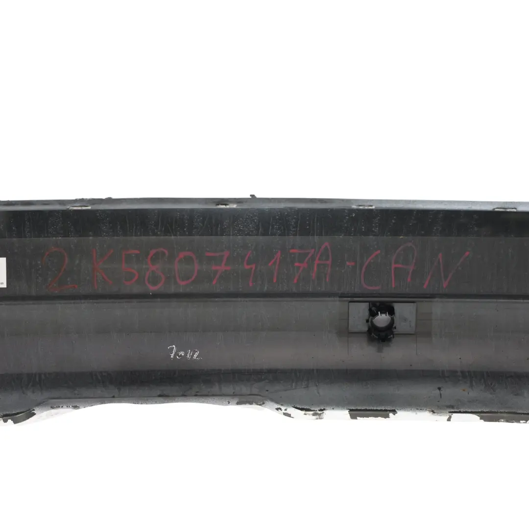 Mk3 Rear Bumper Cover Panel PDC Candy White - B9A to Volkswagen Caddy with Part number 2K5807417A Volkswagen Caddy Mk3 Rear Bumper Cover Panel PDC Candy White - B9A - SKU 2K5807417A-CAN - Part number 2K5807417A