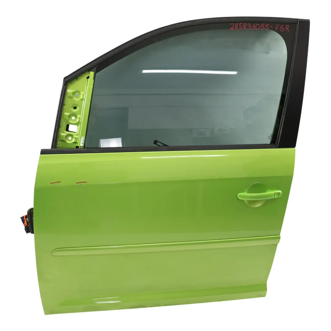 Volkswagen Caddy MK3 Puerta Delantera Izquierda Verde Viper Metalizado R6T - SKU 2K5831055-VGR - Número de pieza 2K5831055