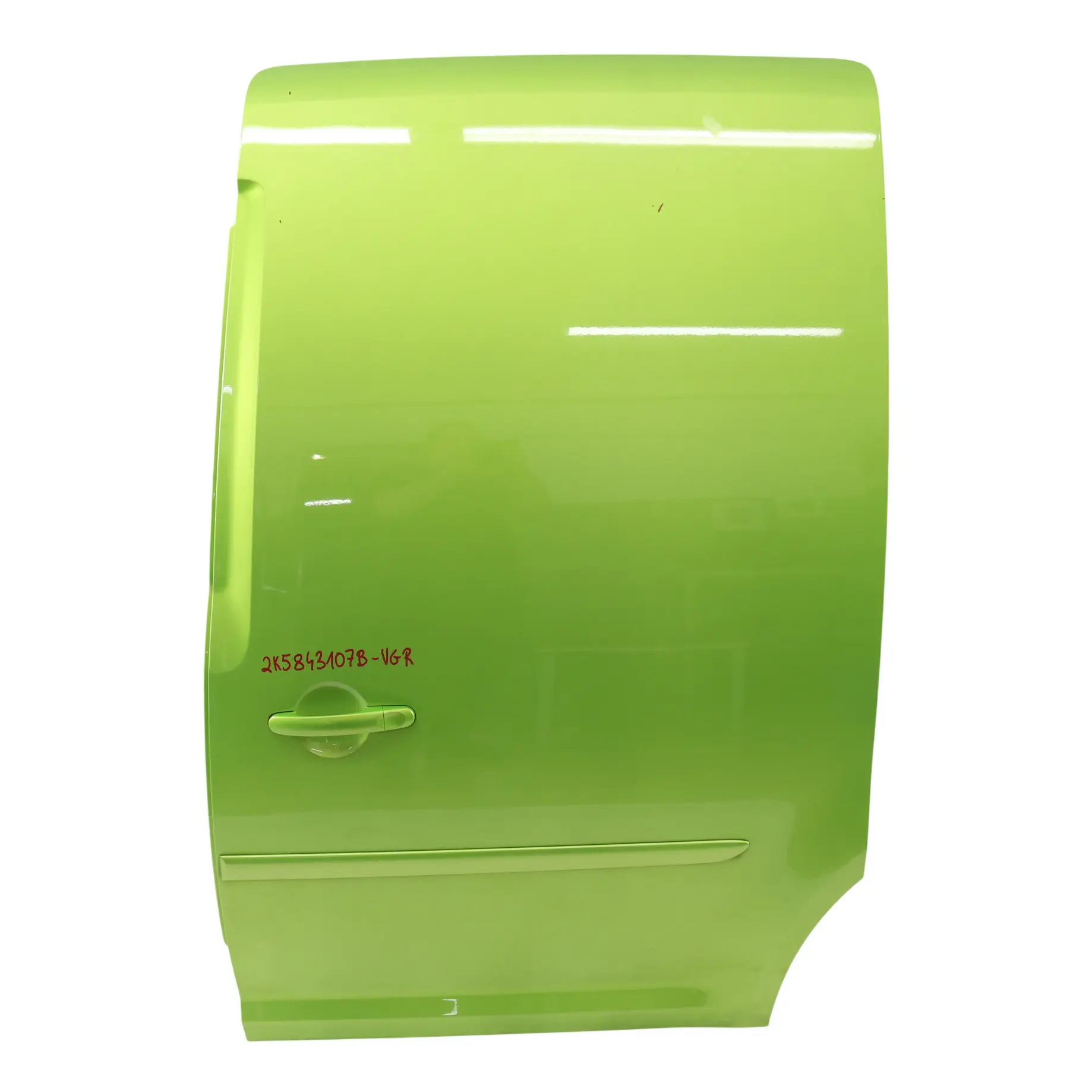 Volkswagen Caddy Mk3 Sliding Door Left N/S Viper Green Metallic - R6T