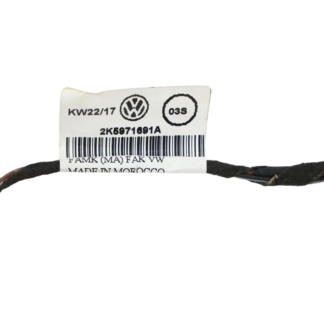Volkswagen Caddy MK2 Schiebetür Schloss Fangmechanismus Kabel Links - SKU 2K5843653C - Teilenummer 2K5843653C