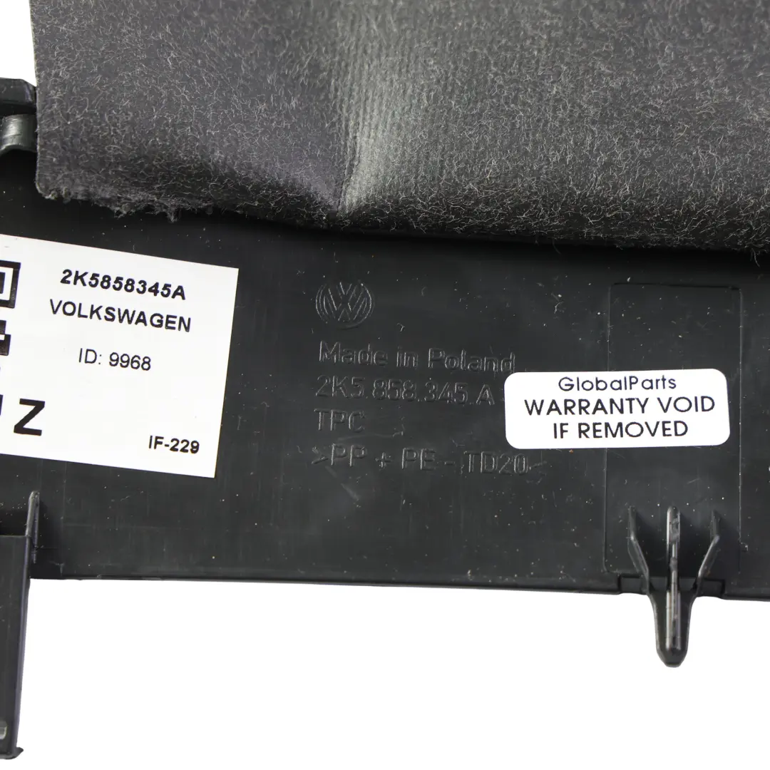 2K Armaturenbrett Verkleidung Abdeckung für Volkswagen Caddy mit Teilenummer 2K5858345A Volkswagen Caddy 2K Armaturenbrett Verkleidung Abdeckung - SKU 2K5858345A - Teilenummer 2K5858345A