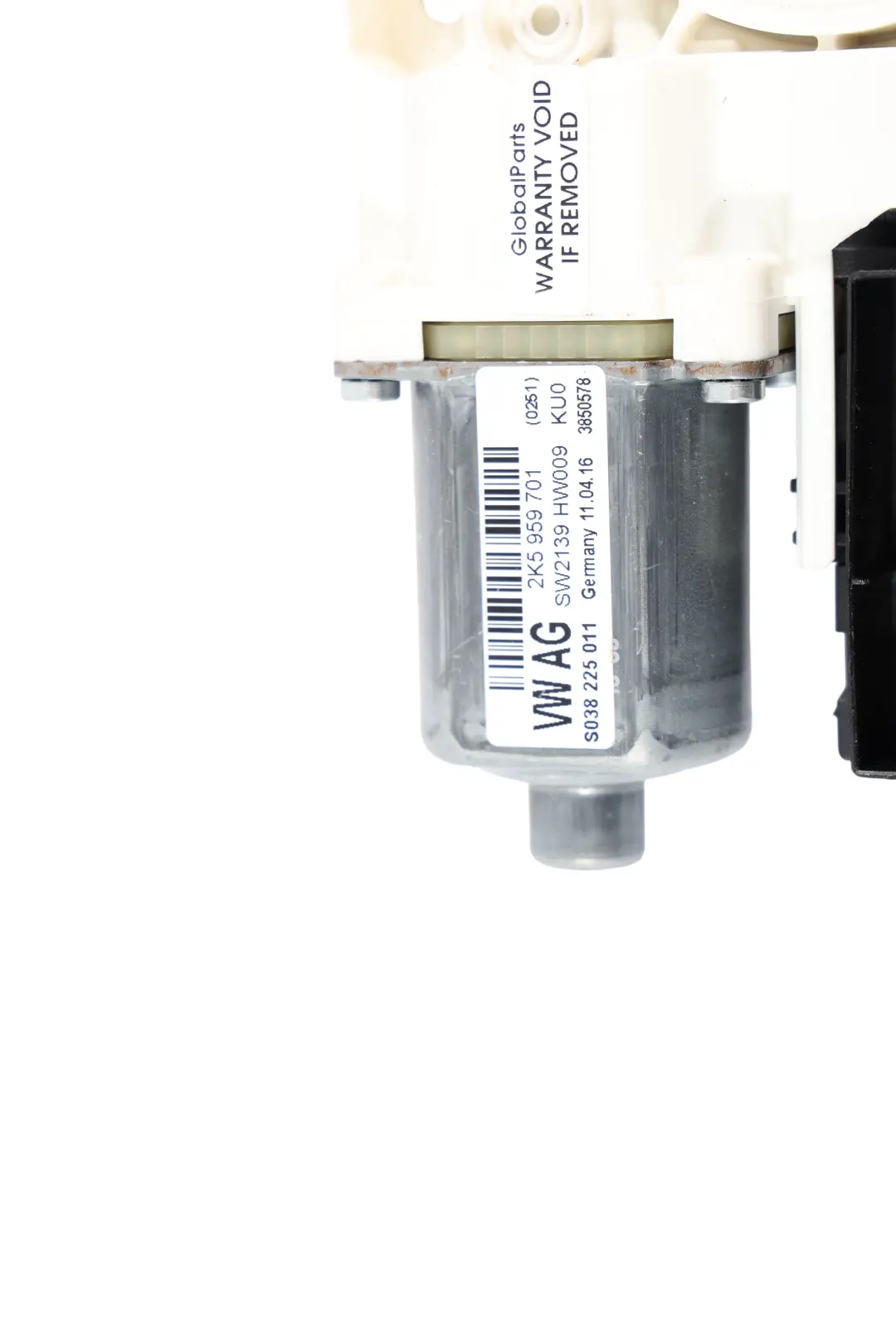 Mk4 Window Regulator Motor Actuator Driver's Door to Volkswagen Caddy with Part number 2K5959701A Volkswagen Caddy Mk4 Window Regulator Motor Actuator Driver's Door - SKU 2K5959701A - Part number 2K5959701A