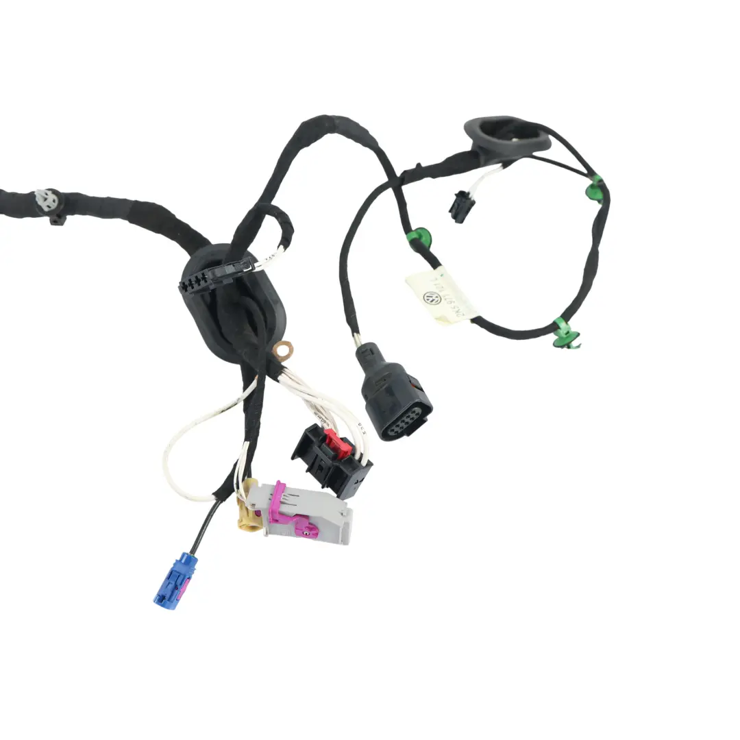 VW Volkswagen Caddy Maxi 2k Door Wiring Harness Front Passenger Side - SKU 2K5971121L - Part number 2K5971121L
