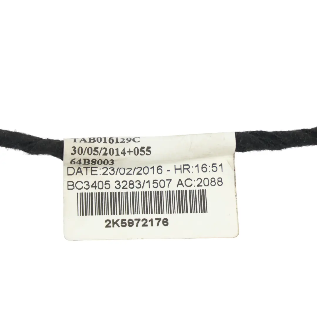 Volkswagen VW Caddy MK3 Wiązka Kabli Klapy Bagażnika - SKU 2K5972176 - Numer Części 2K5972176