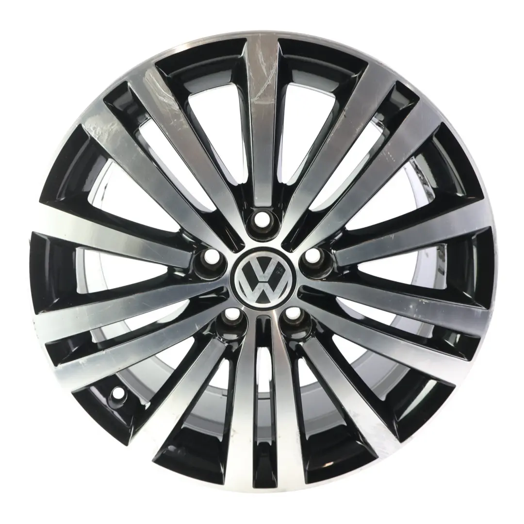 Felga Czarny Połysk 17" 5x112 ET47 7.5J do Volkswagen Passat B7 o numerze 3AA601025G Volkswagen Passat B7 Felga Czarny Połysk 17" 5x112 ET47 7.5J - SKU 3AA601025G-1 - Numer Części 3AA601025G