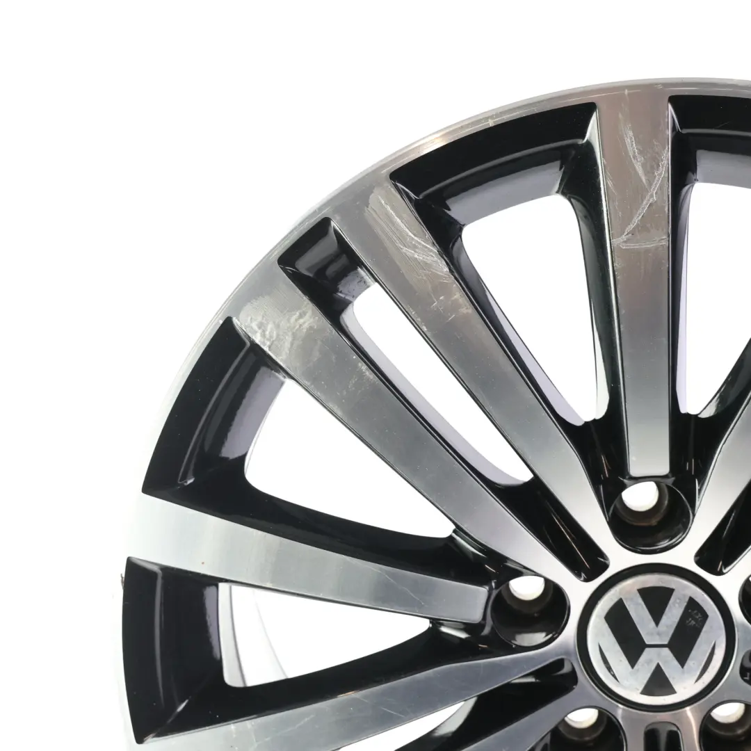 Alloy Wheel Black Gloss 17" 5x112 ET47 7.5J to Volkswagen Passat B7 with Part number 3AA601025G Volkswagen Passat B7 Alloy Wheel Black Gloss 17" 5x112 ET47 7.5J - SKU 3AA601025G-1 - Part number 3AA601025G