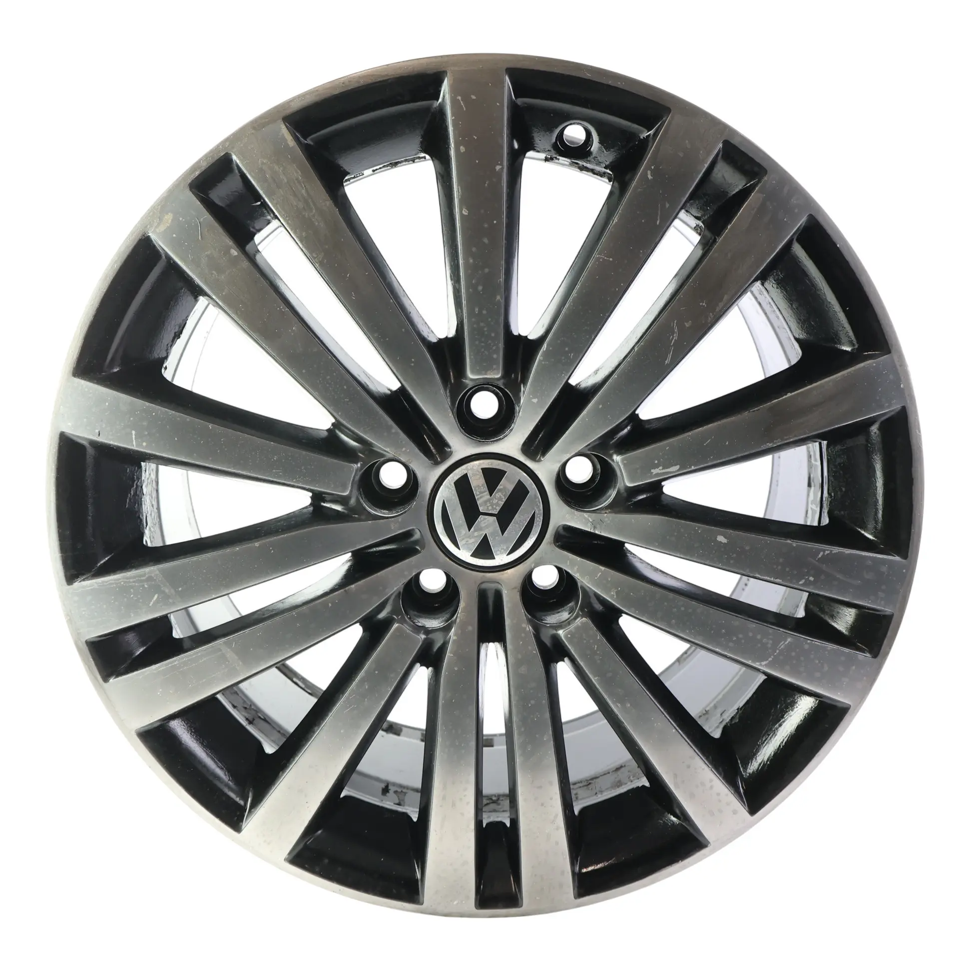 Volkswagen Passat B7 Alu Felge Schwarz Glanz 17" 5x112 ET47 7.5J 3AA601025G