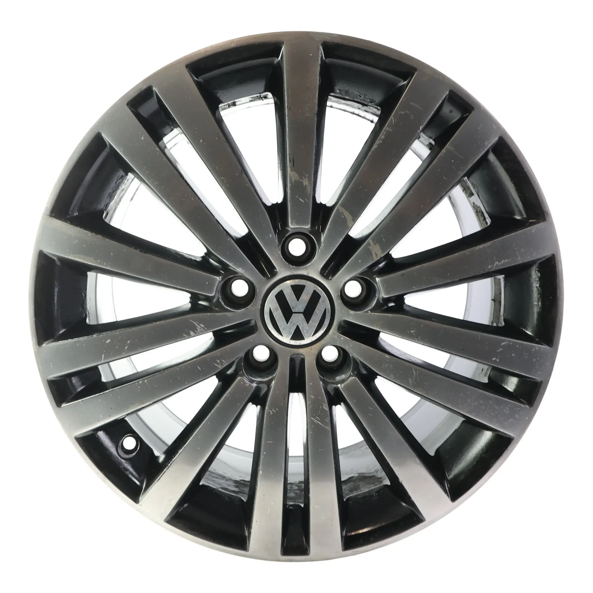 Volkswagen Passat B7 Alloy Wheel Black Gloss 17" 5x112 ET47 7.5J 3AA601025G