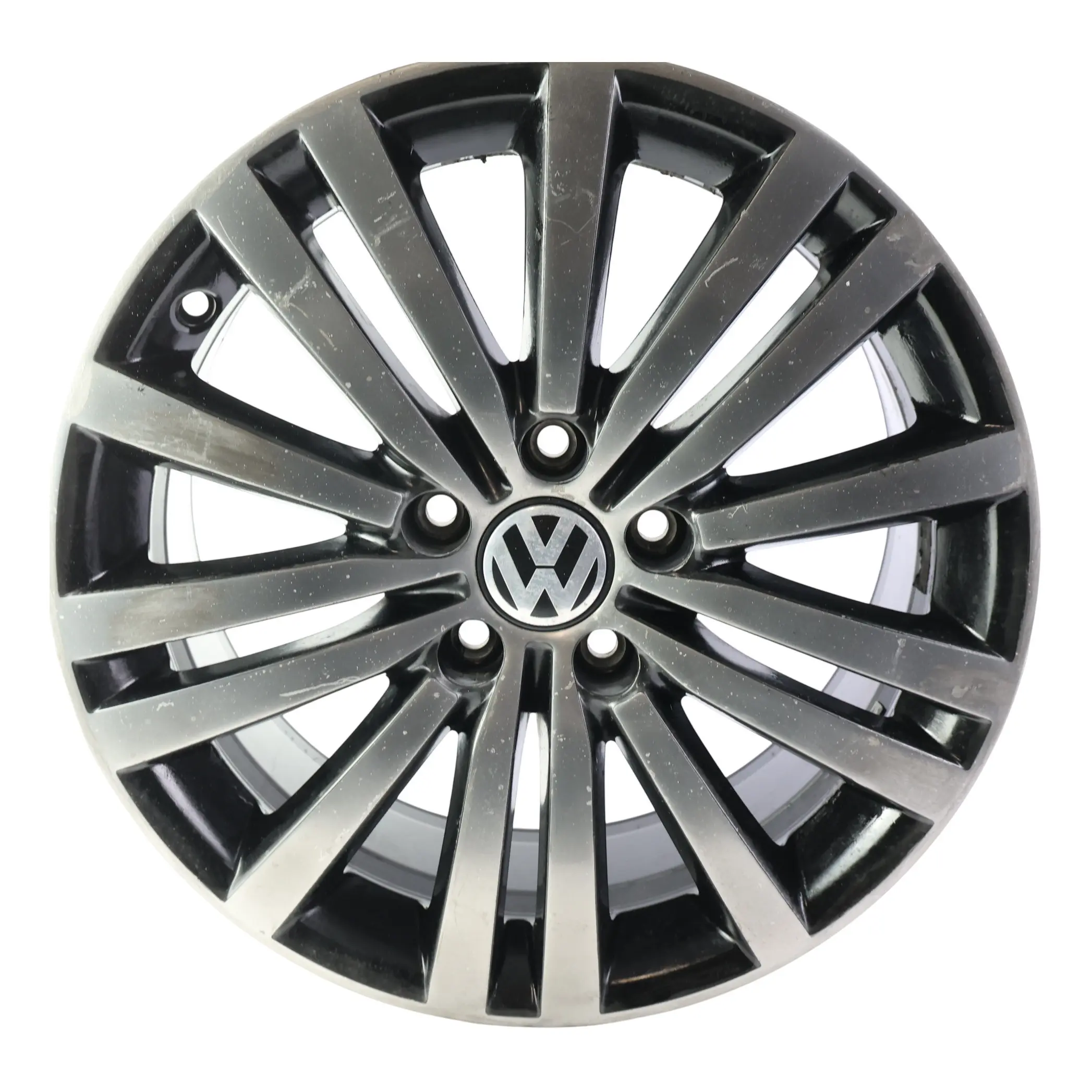 Volkswagen Passat B7 Alloy Wheel Black Gloss 17" 5x112 ET47 7.5J 3AA601025G