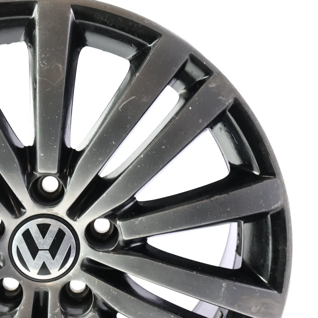 Volkswagen Passat B7 Alloy Wheel Black Gloss 17" 5x112 ET47 7.5J - SKU 3AA601025G-4 - Part number 3AA601025G