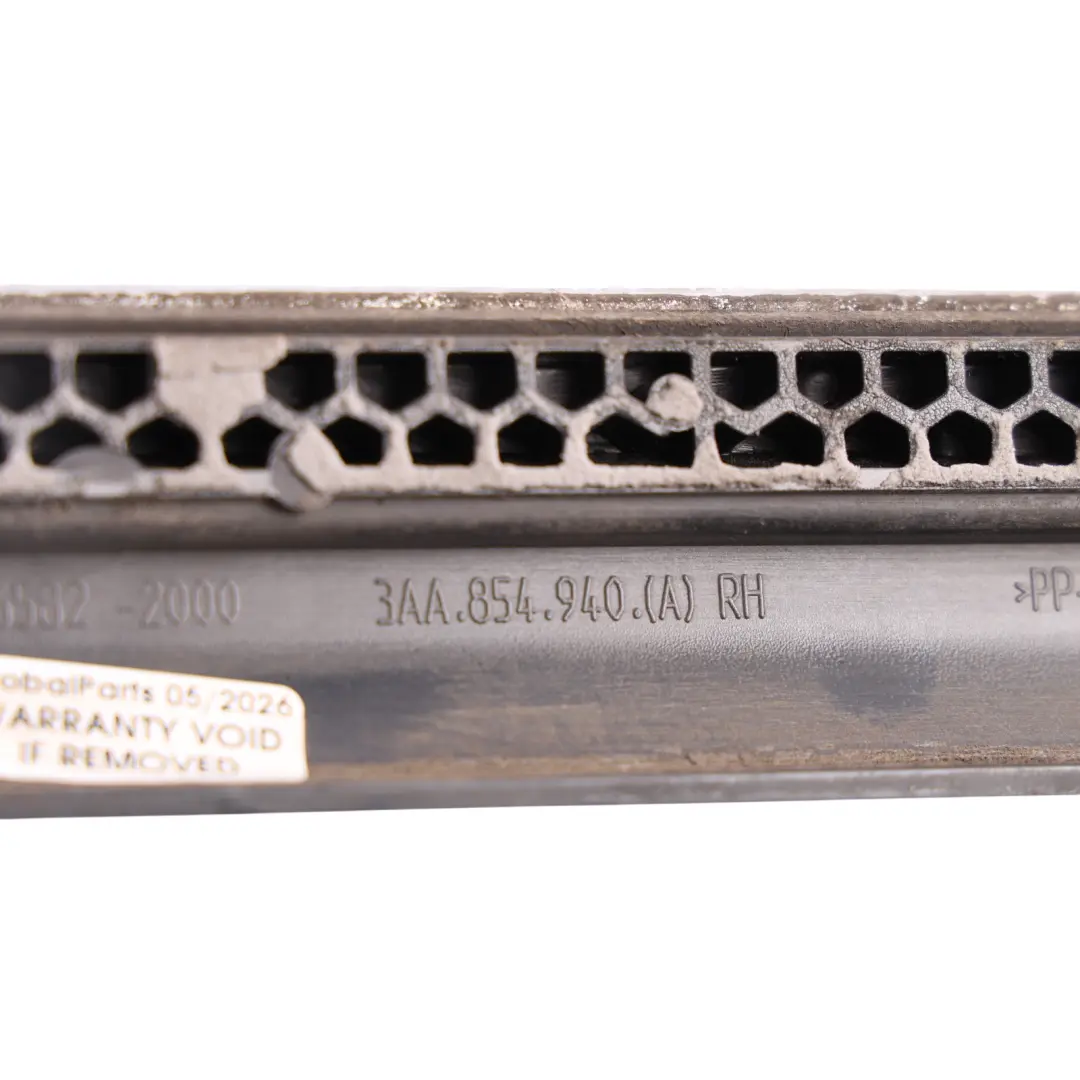 Volkswagen Passat B7 Front Door Moulding Lower Right O/S Urano Grey - I7F - SKU 3AA854940A-URG - Part number 3AA854940A