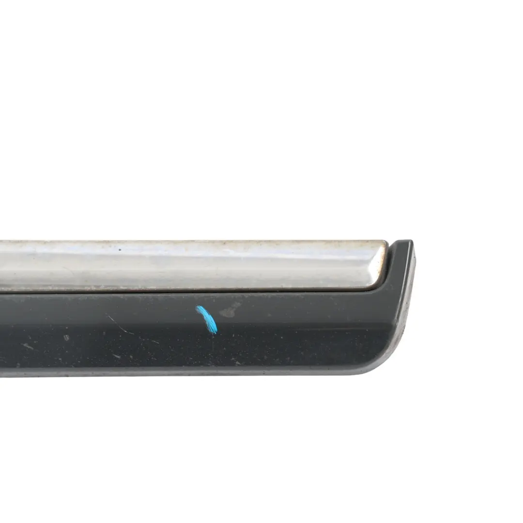 Front Door Moulding Lower Right O/S Urano Grey - I7F to Volkswagen Passat B7 with Part number 3AA854940A Volkswagen Passat B7 Front Door Moulding Lower Right O/S Urano Grey - I7F - SKU 3AA854940A-URG - Part number 3AA854940A