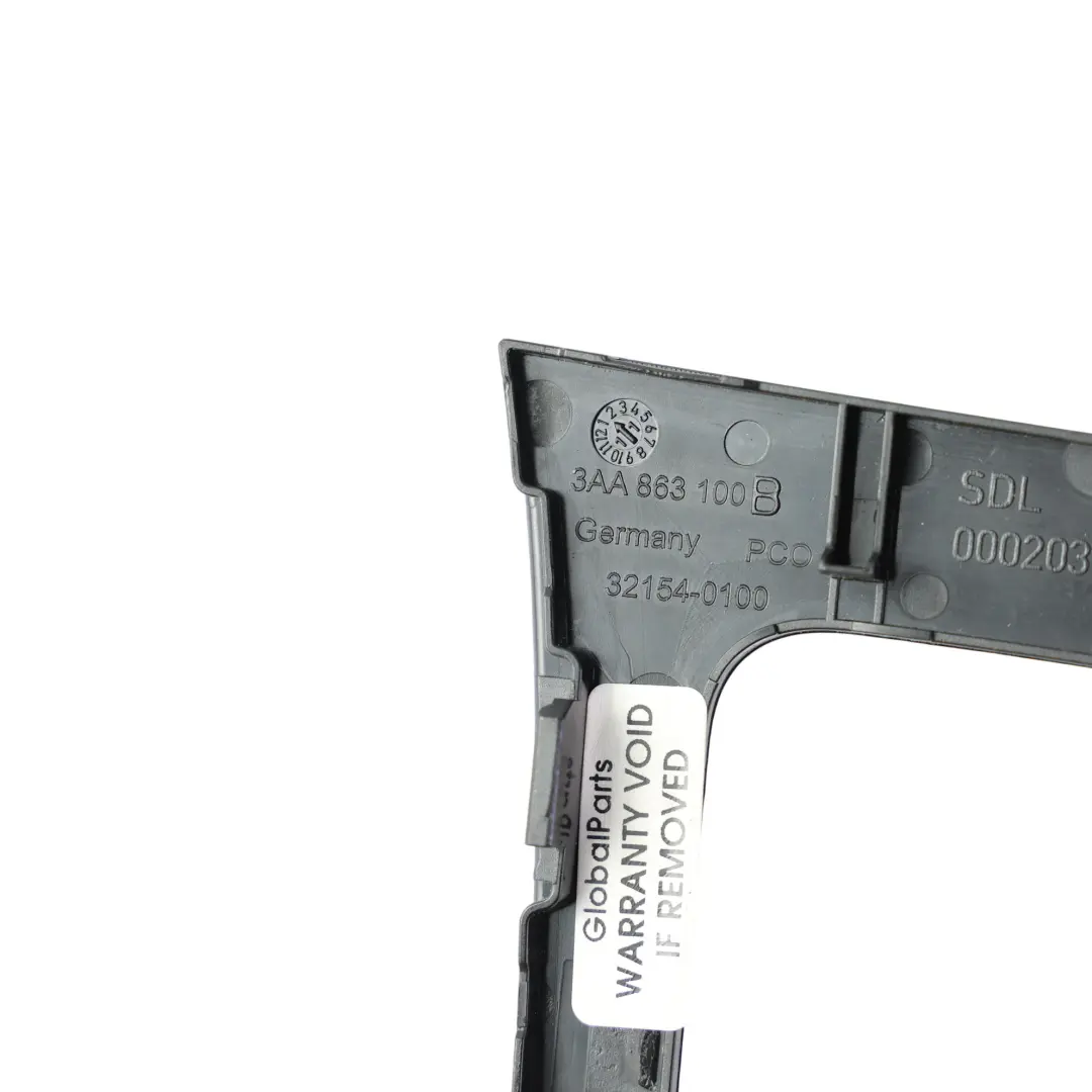 Cornice Pannello Controllo Riscaldamento per Volkswagen Passat B7 con numero di parte 3AA863100B Volkswagen Passat B7 Cornice Pannello Controllo Riscaldamento - SKU 3AA863100B - Numero di parte 3AA863100B