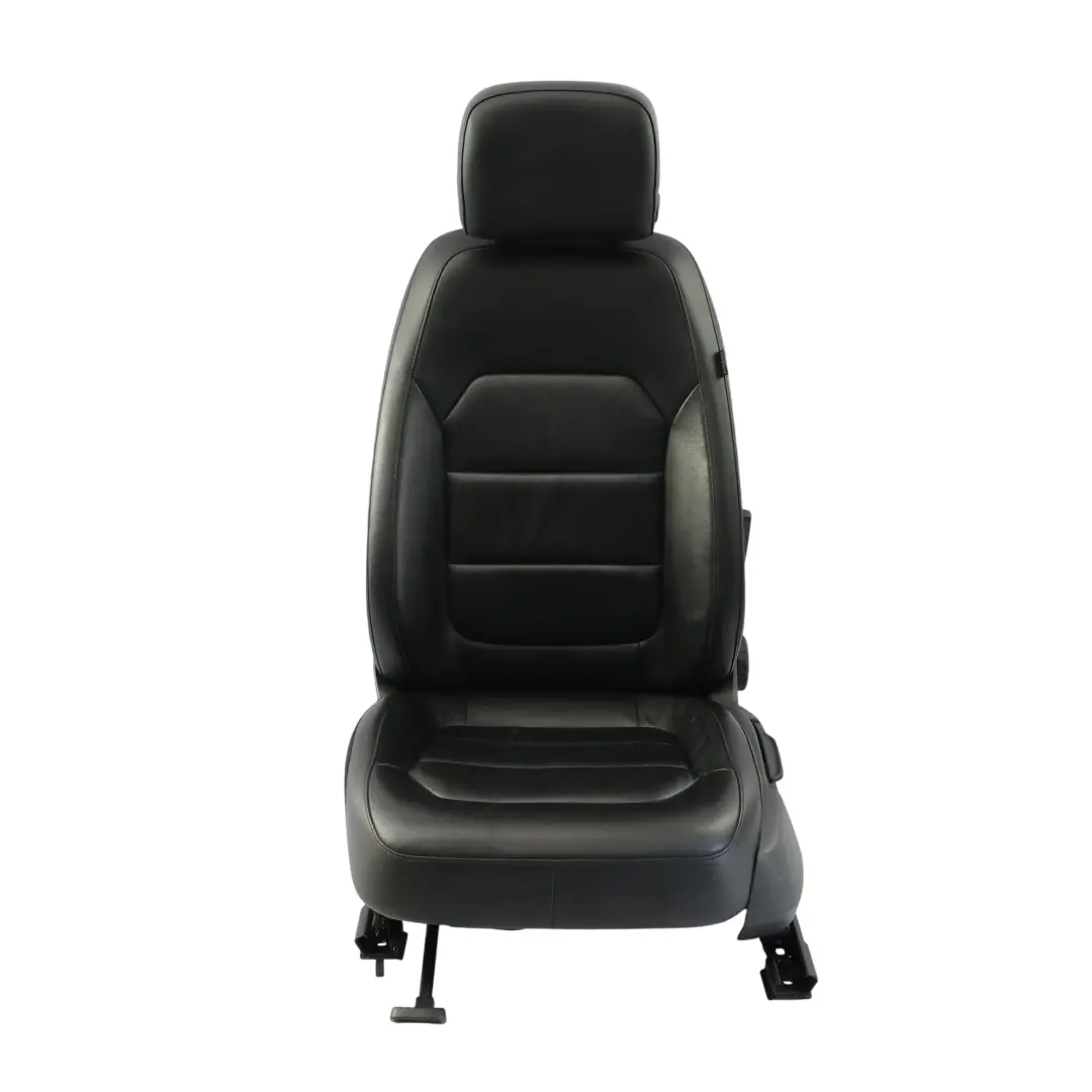 Volkswagen VW Passat B7 Siège Avant Chauffant Gauche Cuir Noir - SKU 3AA881805ET-2 - Numéro de pièce 3AA881805ET