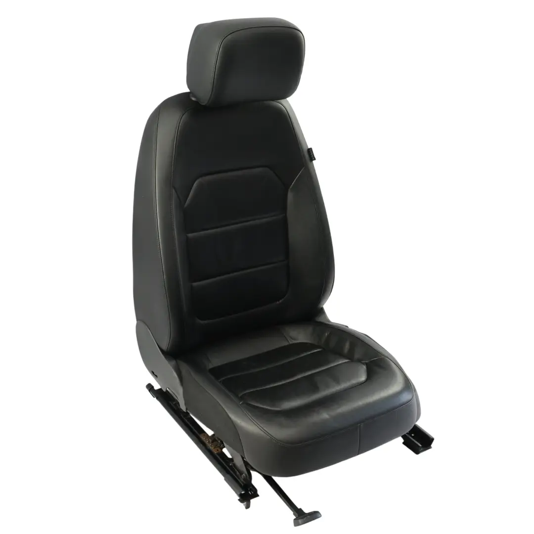 Volkswagen Passat B7 Asiento Delantero Calefactable Izquierdo Cuero Negro - SKU 3AA881805ET-2 - Número de pieza 3AA881805ET
