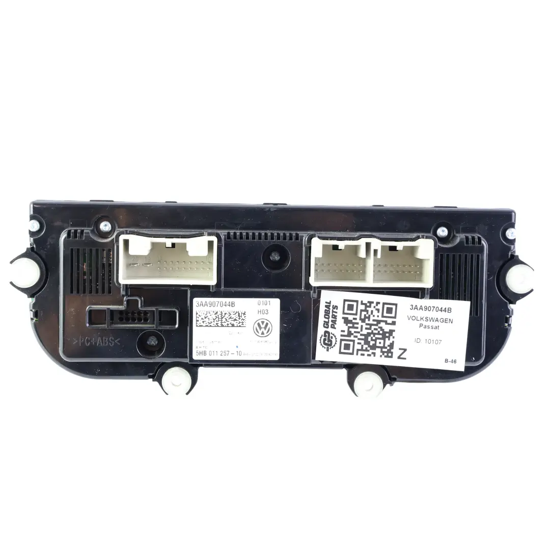 Volkswagen Passat B7 Unità Controllo Clima Pannello - SKU 3AA907044B - Numero di parte 3AA907044B