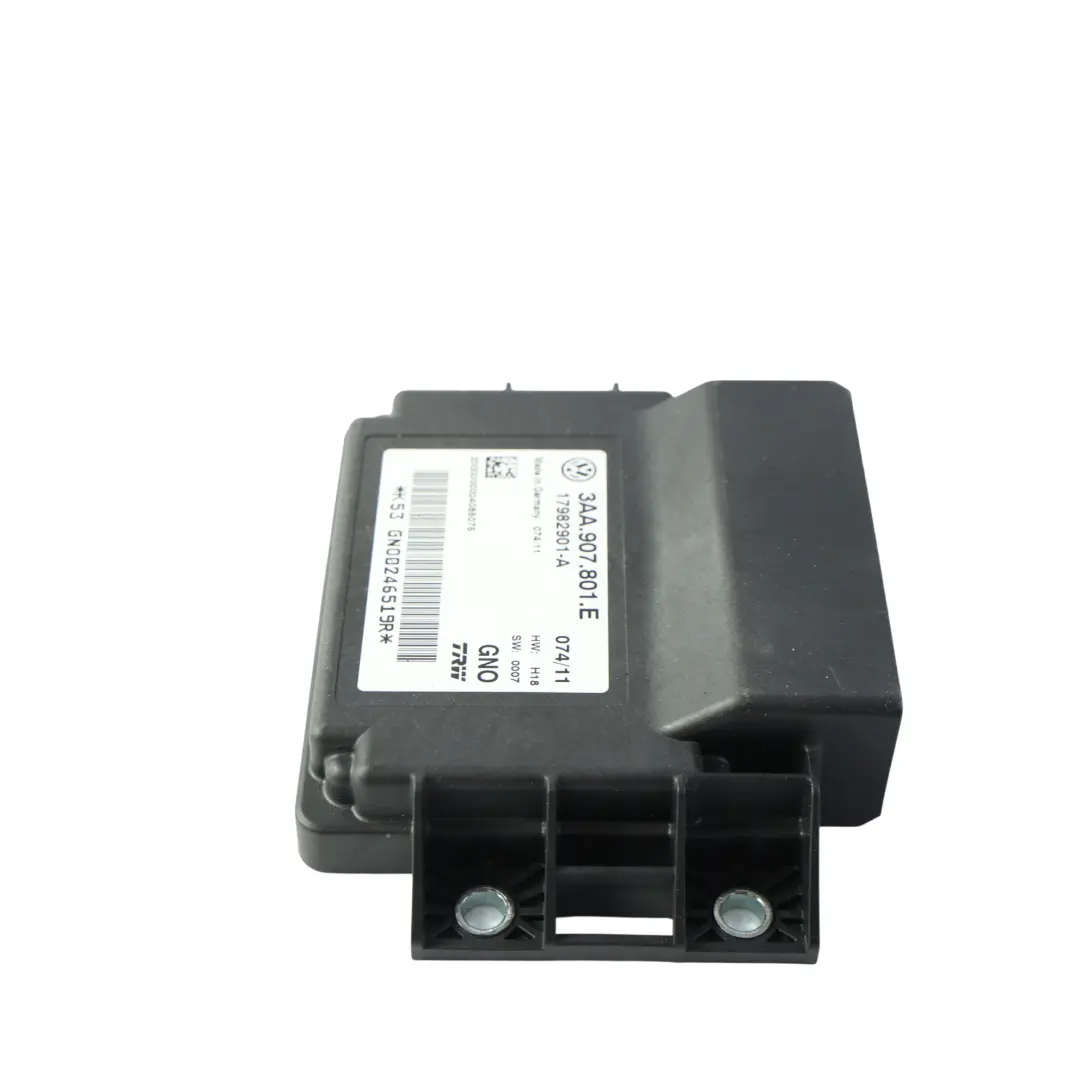 Elektrische Feststellbremse Steuergerät Modul für Volkswagen Passat B7 mit Teilenummer 3AA907801E Volkswagen Passat B7 Elektrische Feststellbremse Steuergerät Modul - SKU 3AA907801E - Teilenummer 3AA907801E