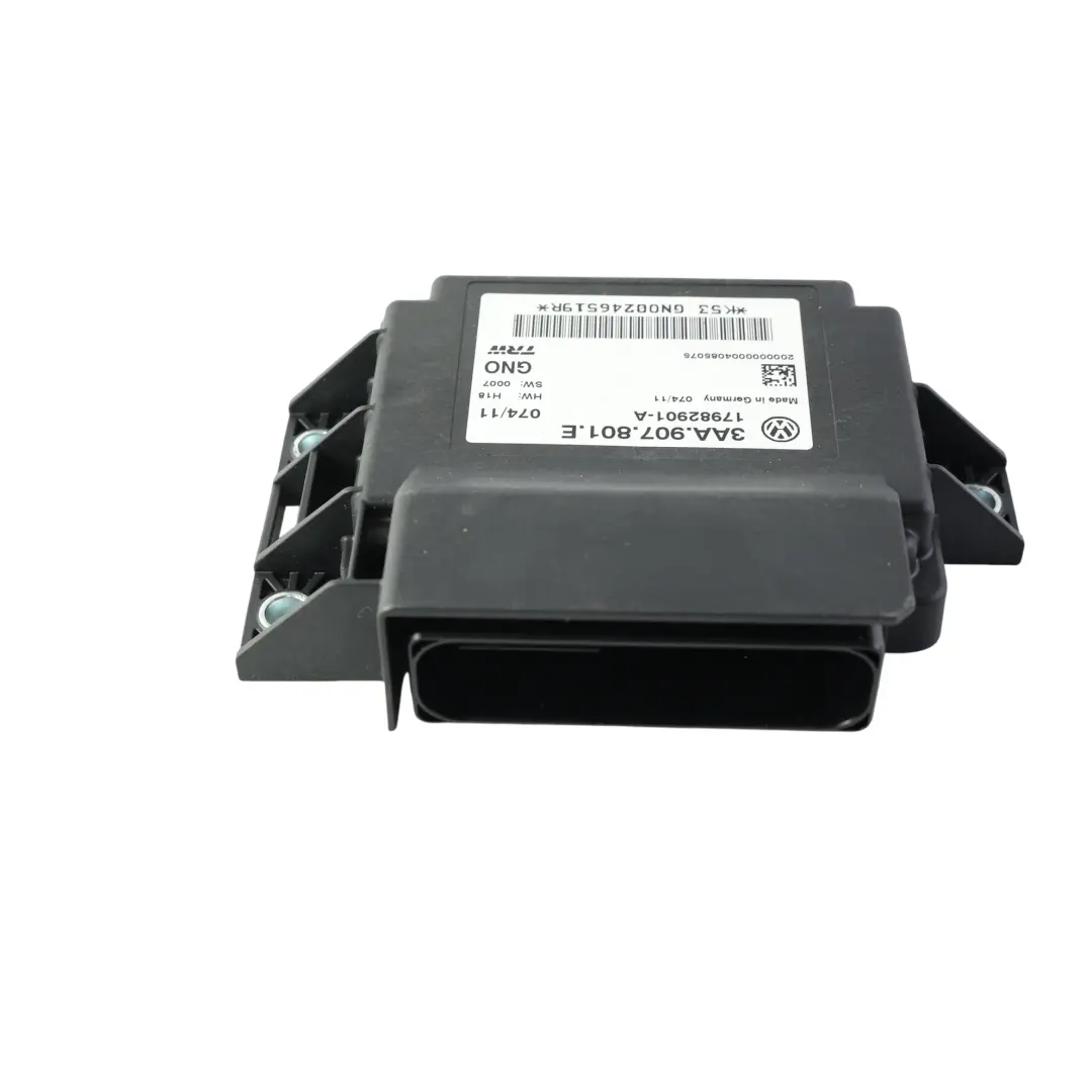 Volkswagen Passat B7 Elektrische Feststellbremse Steuergerät Modul - SKU 3AA907801E - Teilenummer 3AA907801E