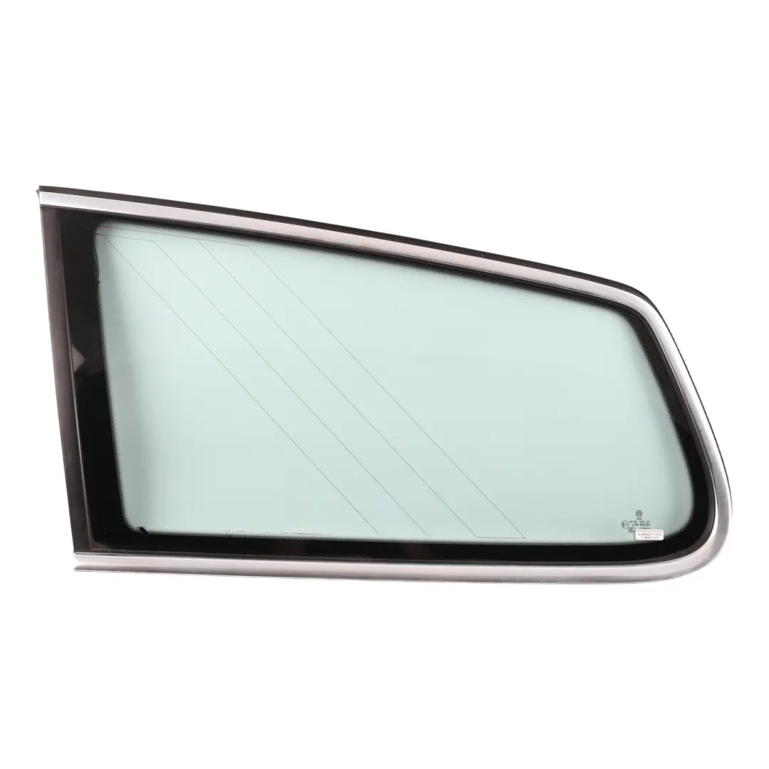 Mk6 Rear Quarter Side Window Glass Left N/S AS2 to Volkswagen Passat with Part number 3AF845297AD Volkswagen Passat Mk6 Rear Quarter Side Window Glass Left N/S AS2 - SKU 3AF845297AD - Part number 3AF845297AD