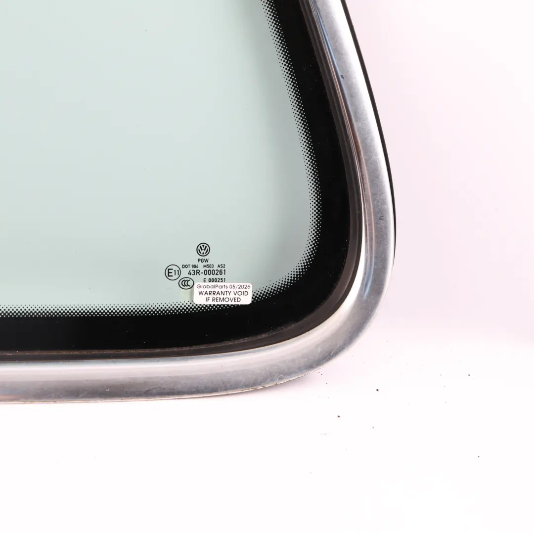 Volkswagen Passat Mk6 Rear Quarter Side Window Glass Left N/S AS2 - SKU 3AF845297AD - Part number 3AF845297AD