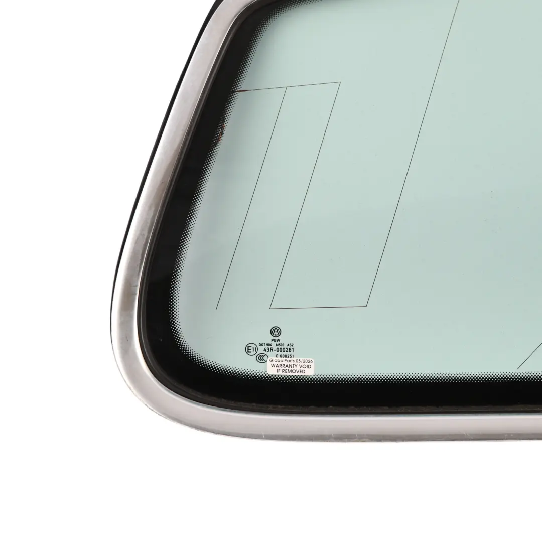 Volkswagen Passat Mk6 Rear Quarter Side Window Glass Right O/S AS2 - SKU 3AF845298BG - Part number 3AF845298BG