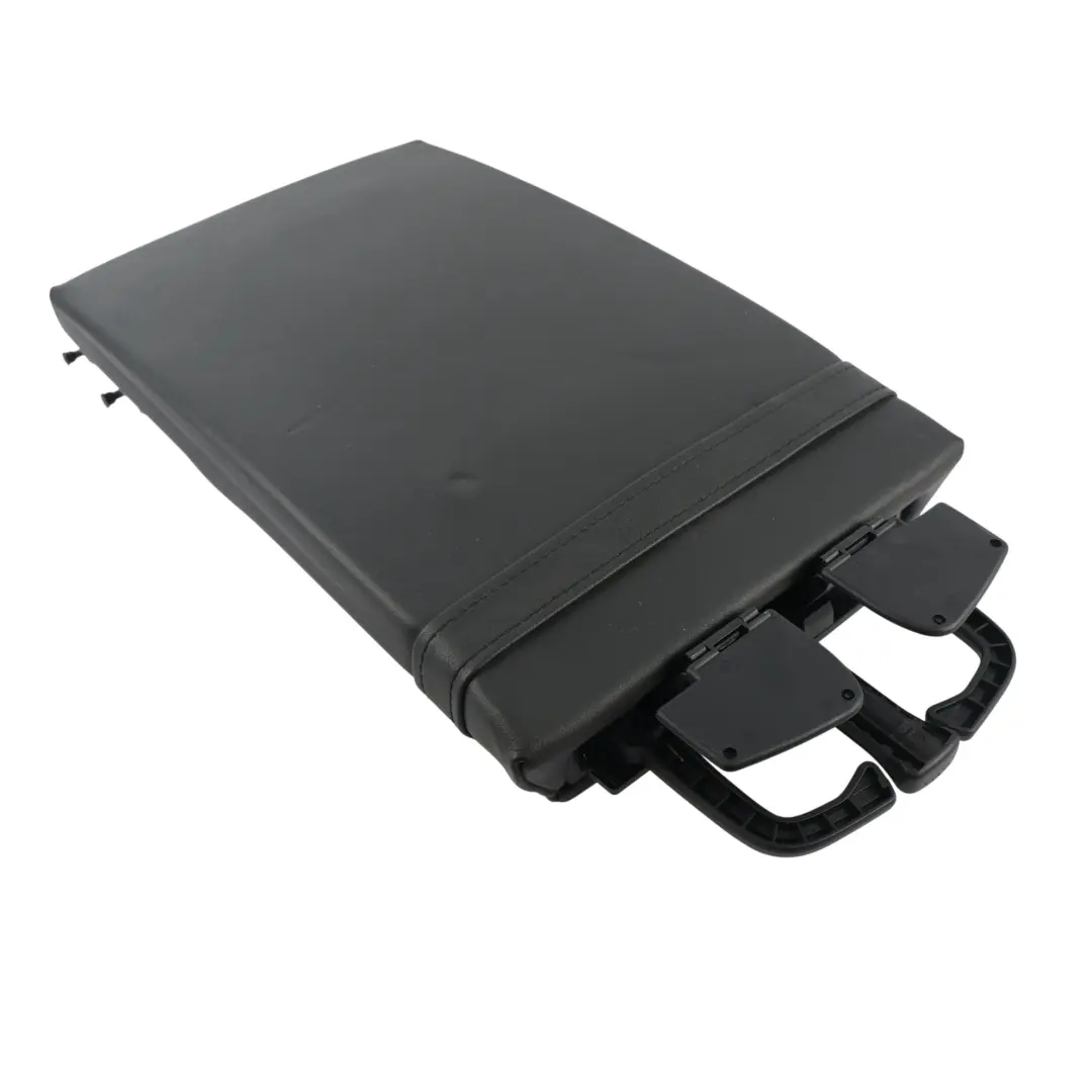 Centre Armrest Leather Soul Black to Volkswagen Passat B6 Rear Seat with Part number 3C0885081F Volkswagen Passat B6 Rear Seat Centre Armrest Leather Soul Black - SKU 3C0885081F - Part number 3C0885081F