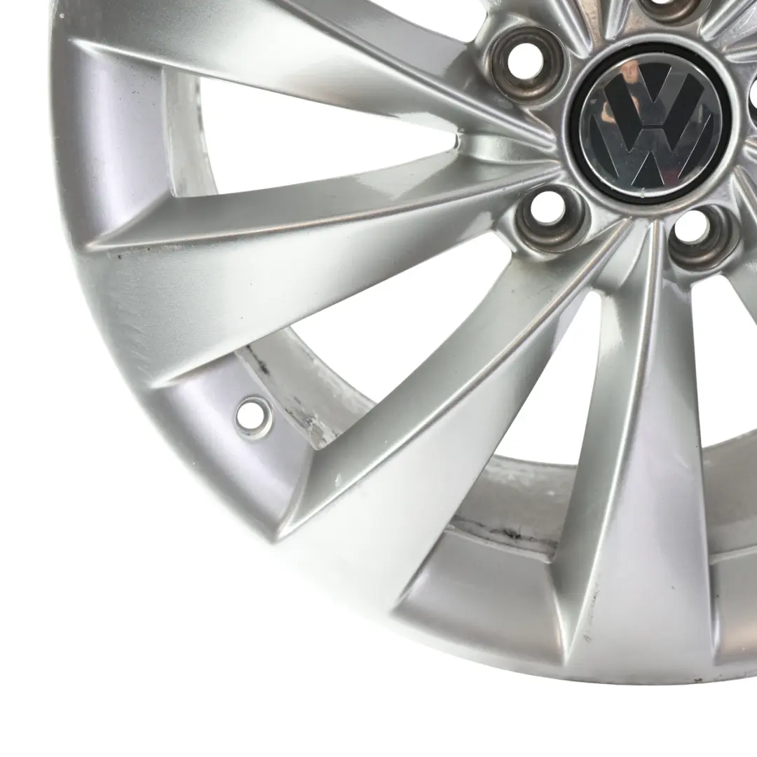 Volkswagen Scirocco Mk3 Silver Wheel Alloy Rim 18" 8J ET:41 - SKU 3C8601025AB-3 - Part number 3C8601025AB