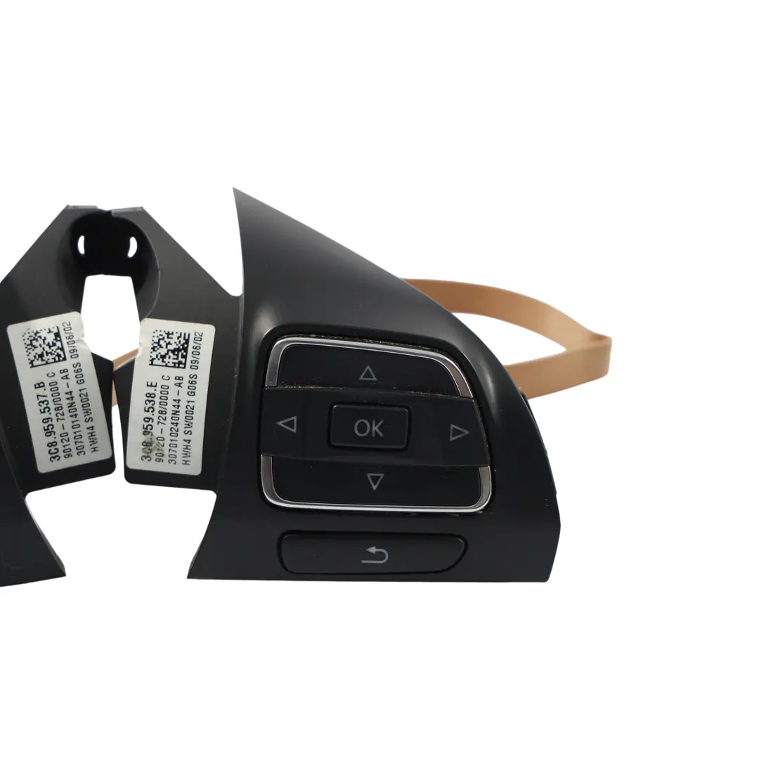 Multifunction Steering Wheel Controls to Volkswagen Golf Mk7 Passat B7 with Part number 3C8959537B Volkswagen Golf Mk7 Passat B7 Multifunction Steering Wheel Controls - SKU 3C8959537B - Part number 3C8959537B