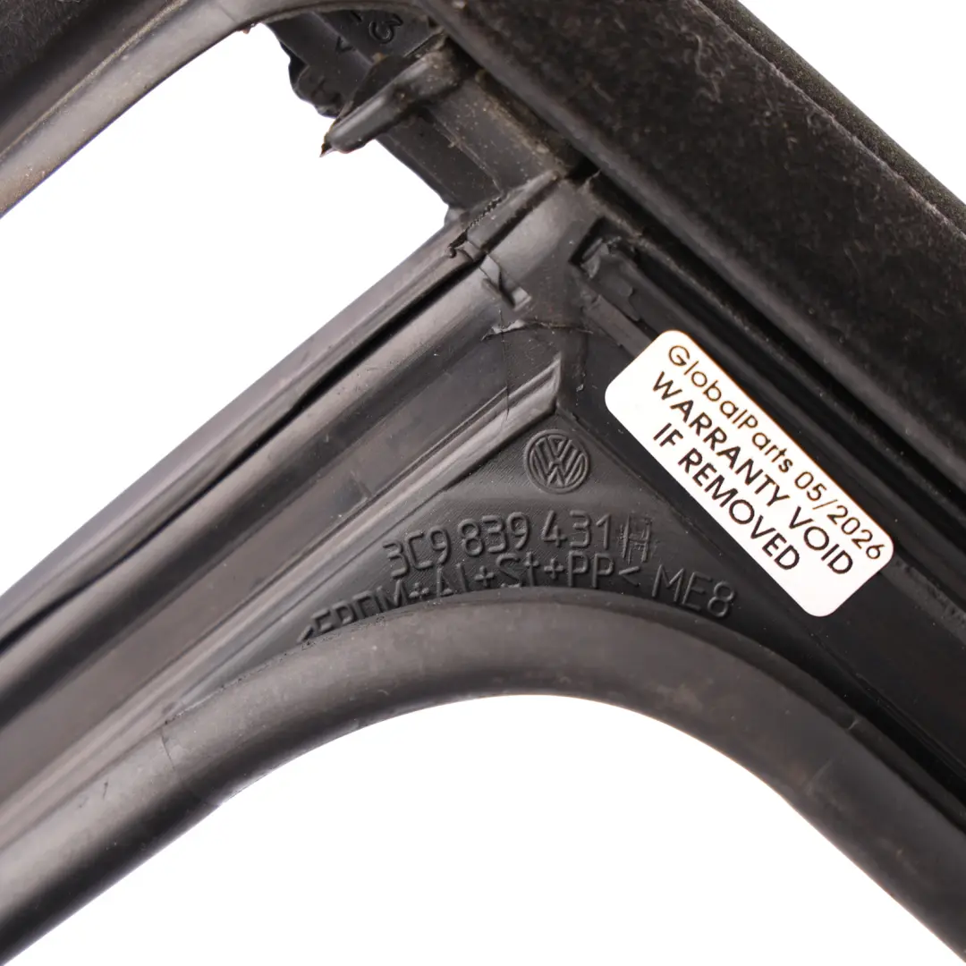 Volkswagen Passat B7 Estate Door Window Seal Gasket Rear Left N/S - SKU 3C9839431H-1 - Part number 3C9839431H