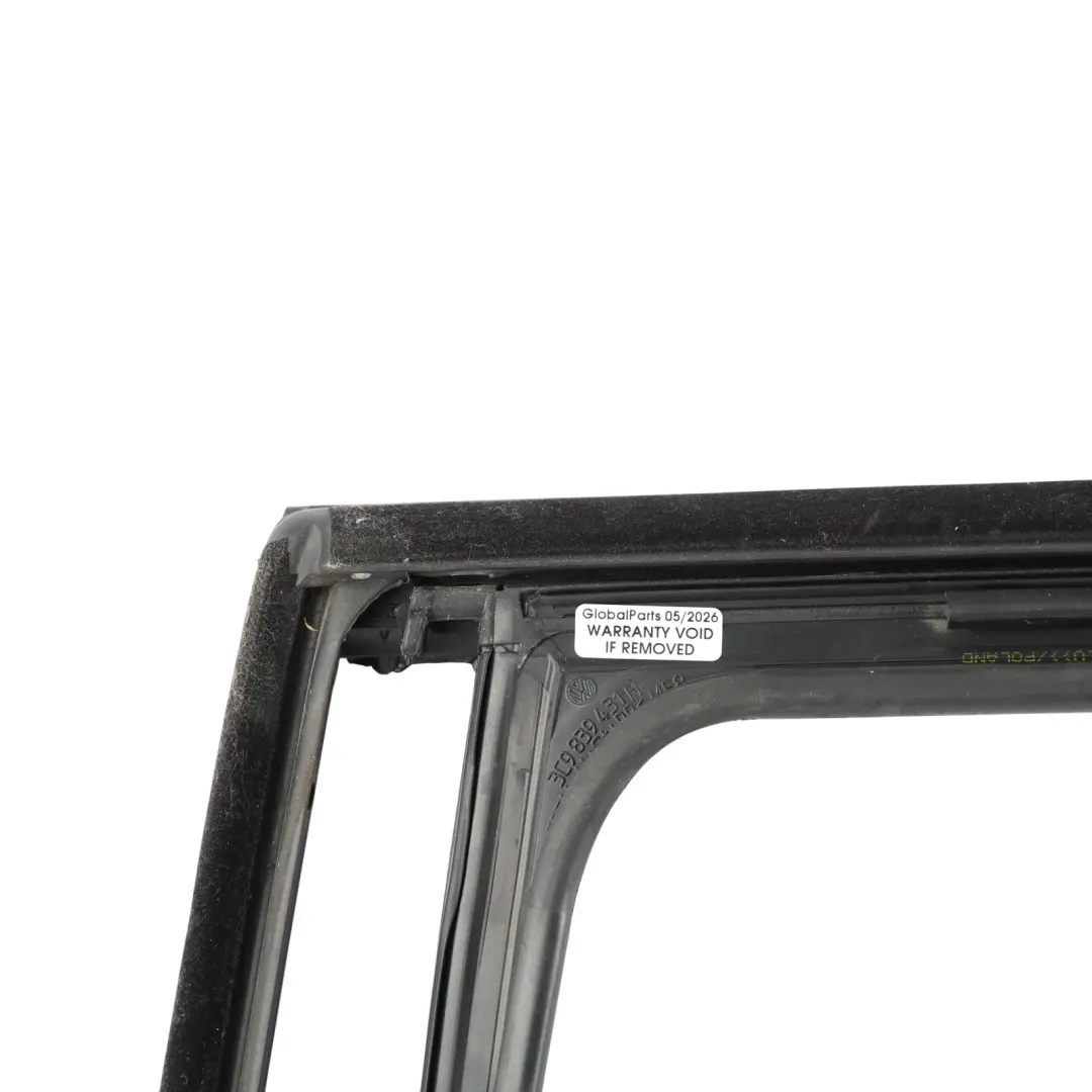 Door Window Seal Gasket Rear Left N/S to Volkswagen Passat B7 Estate with Part number 3C9839431H Volkswagen Passat B7 Estate Door Window Seal Gasket Rear Left N/S - SKU 3C9839431H-1 - Part number 3C9839431H