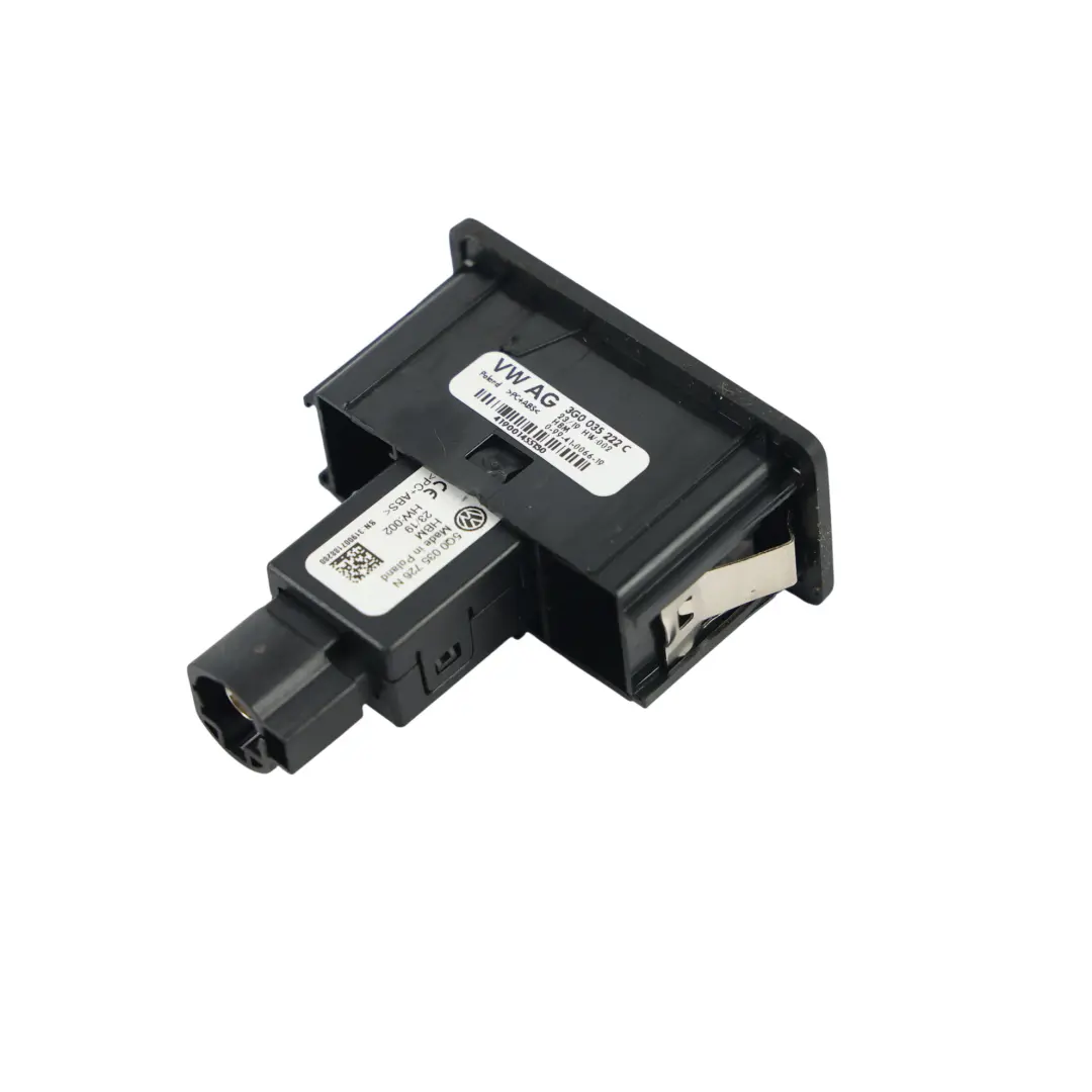 Volkswagen Caddy Maxi 2K Passat 3G Conector Interface Media USB Aux - SKU 3G0035222C - Número de pieza 3G0035222C